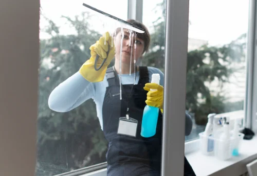 Nettoyage de vitres intérieures et extérieures à la Penne
